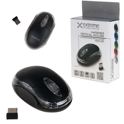 XM105K EXTREME MYSZ BEZPRZEWODOWA 2.4GHZ 3D OPTYCZNA USB HARRIER CZARNA