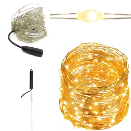 TG38879-2 LAMPKI DRUCIK 300LED CIEPŁE ŚWIATŁO WŁOSY ANIOŁA