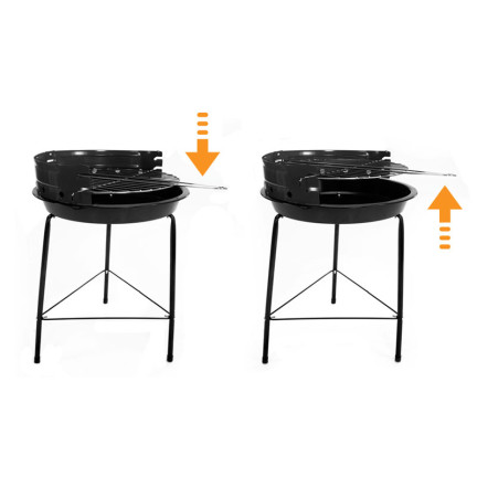 NN23 GRILL TURYSTYCZNY OGRODOWY GRIL REGULOWANY RUSZT