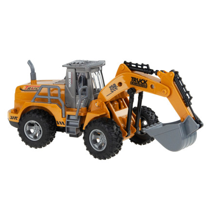 TG67275 KOPARKA NA PILOTA RC Z PILOTEM STEROWANA + ZNAKI