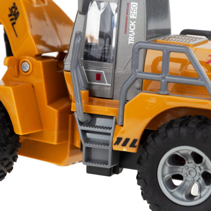TG67275 KOPARKA NA PILOTA RC Z PILOTEM STEROWANA + ZNAKI