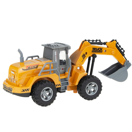 TG67275 KOPARKA NA PILOTA RC Z PILOTEM STEROWANA + ZNAKI