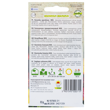 R0715 KOCANKA OGRODOWA MIX 0,5G NASIONA KOCANKI