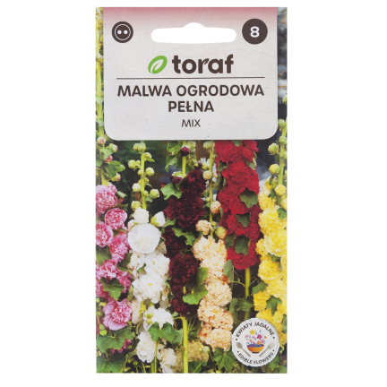 R2825 MALWA OGRODOWA PEŁNA MIX 1G NASIONA MALWY
