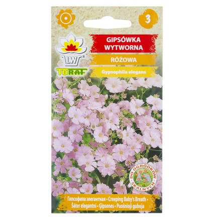 R4591 GIPSÓWKA WYTWORNA RÓŻOWA 1G NASIONA KWIATÓW JEDNOROCZNA