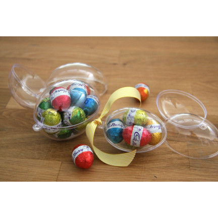 TG60439 Jajko akrylowe składane, jajo plastikowe 13cm, do ozdabiania, ozdoby wielkanocne