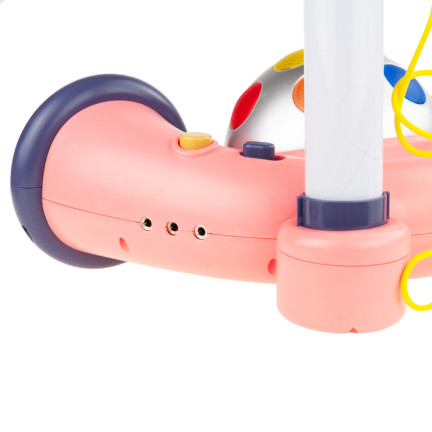RJ2835 MIKROFON KARAOKE NA STATYWIE KULA DISCO MP3 DLA DZIECI MAŁA GWIAZDA