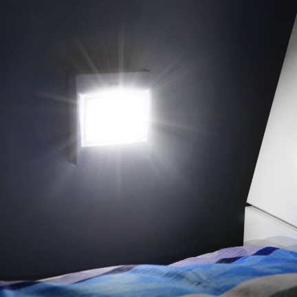 J2207 LAMPKA WŁĄCZNIK LED COB 3W NA BATERIE + MAGNES