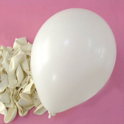 TG53243-4 BALONY 100SZT PERŁOWE BIAŁE ŚLUB KOMUNIE URODZINY