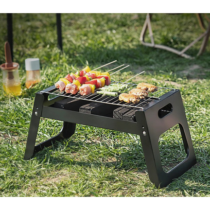 TG71420 GRILL SKŁADANY TURYSTYCZNY NA KEMPING BBQ PRZENOŚNY WĘGLOWY