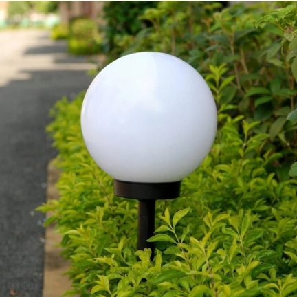 TG47830 Lampy SOLARNE OGRODOWE KULA lampa solarna ogrodowa LED kule biała do ogrodu