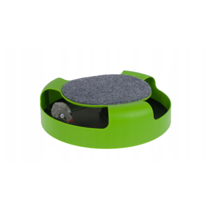 CAT0526 ZABAWKA DLA KOTA KÓŁKO Z MYSZKĄ DRAPAK MYSZKA 25CM