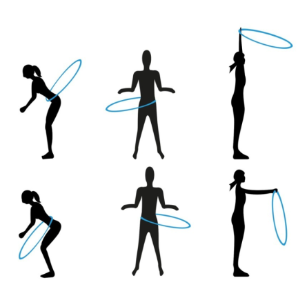 SP11 HULA HOOP WYSZCZUPLAJĄCE Z MASAŻEM cieżkie duże