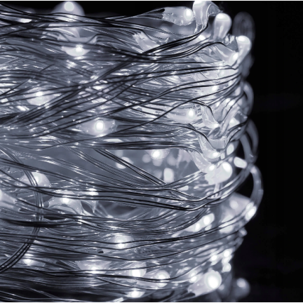 TG38879-1 LAMPKI DRUCIK 300LED ZIMNE BIAŁE WŁOSY ANIOŁA