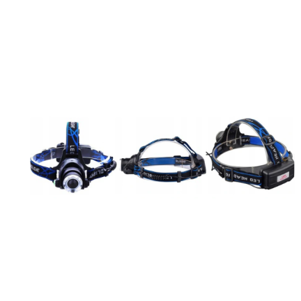 XA121 LATARKA CZOŁOWA LED ZOOM CREE XML T6 CZOŁÓWKA MOC akumulator + ładowarka