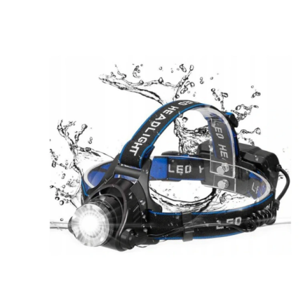 XA121 LATARKA CZOŁOWA LED ZOOM CREE XML T6 CZOŁÓWKA MOC akumulator + ładowarka