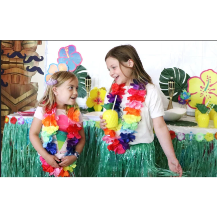 TG53706 KWIATY HAWAJSKIE NASZYJNIK HAWAJSKI GIRLANDA HAWAJE ALOHA GIRLANDY