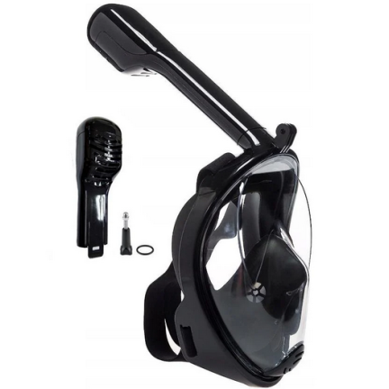 L21B1 MASKA DO SNORKELINGU NURKOWANIA PEŁNOTWARZOWA SYSTEM ODDYCHANIA UCHWYT