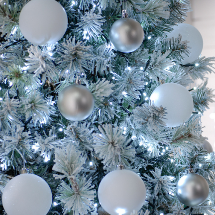 LZ100 LAMPKI CHOINKOWE 100LED ZIMNE WEWNĘTRZNE NA CHOINKĘ 8 TRYBÓW ŚWIECENIA