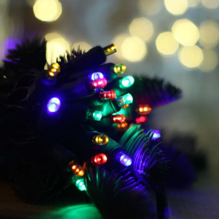 LM500 LAMPKI CHOINKOWE 500LED MULTIKOLOR 8 TRYBÓW ŚWIECENIA NA CHOINKĘ ŚWIĘTA