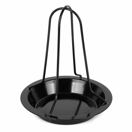 TD37 BBQ Stojak do pieczenia kurczaka,  stabilny ruszt do pieczenia kurczaka z podstawką 17X17X20cm