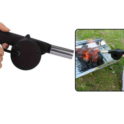 DO55 Dmuchawa do rozpalania grilla, rozniecania ognia, ogniska kominka bbq, ręczne rozpalanie
