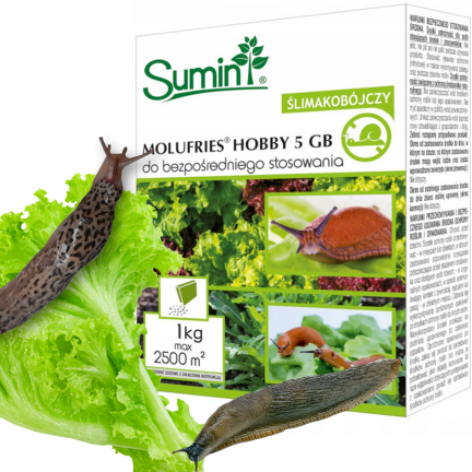 SUM22 Molufries 5GB 1kg Sumin, preparat na ślimaki, środek zwalczający ślimaki, ślimakobójczy