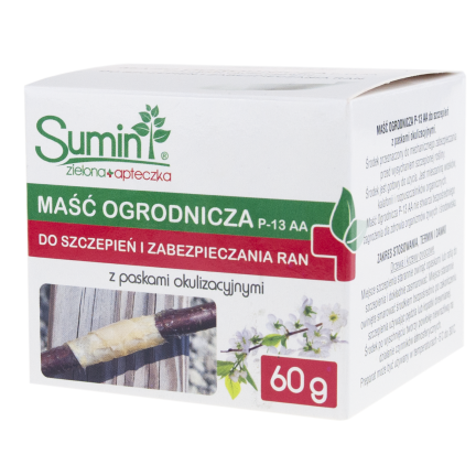 SUM24 Maść ogrodnicza P-13 AA 60g, szczepienie i cięcie roślin, Sumin, na rany do szczepień, +paski