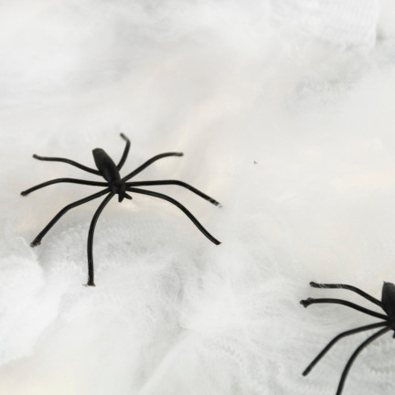 TG38901 PAJĘCZYNA Z PAJĄKAMI SIEĆ PAJĘCZA na HALLOWEEN PAJĄKI 2szt