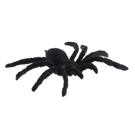 Sztuczne pająki, czarne, dekoracja Halloween, realistyczne, 6szt//kpl