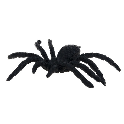 Sztuczne pająki, czarne, dekoracja Halloween, realistyczne, 6szt//kpl