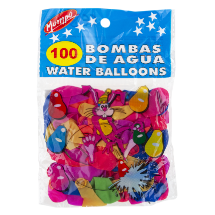 TG48074 BALONY BOMBY WODNE PASTELOWE KOLOROWE BALONY NA WODĘ ZESTAW 100SZT.
