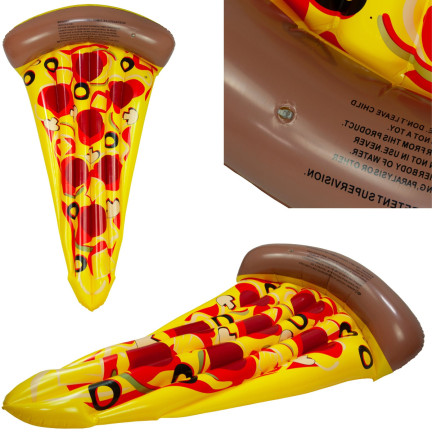 TG48106-2 MATERAC PLAŻOWY PIZZA DMUCHANY DO PŁYWANIA DUŻY WYGODNY MORZE BASEN WAKACJE