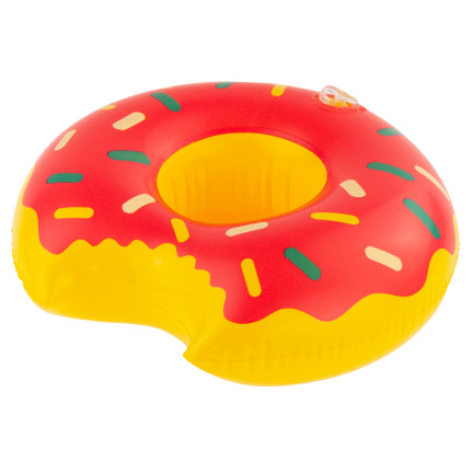 TG48118R PODSTAWKA POD KUBEK PĄCZEK RÓŻOWY DONUT PŁYWAJĄCA