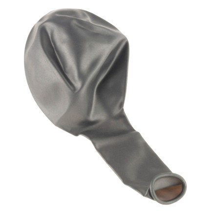 TG53243-3 BALONY SREBRNE SZARE 100 SZTUK ZESTAW METALICZNE URODZINY ŚLUB LATEKSOWE
