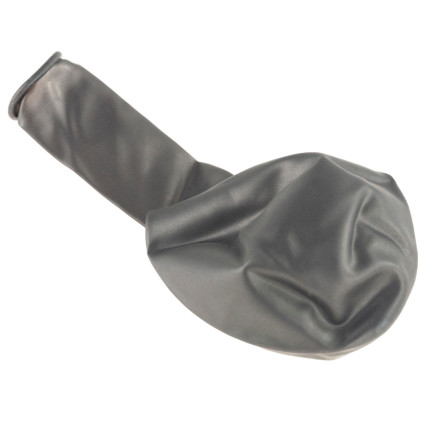TG53243-3 BALONY SREBRNE SZARE 100 SZTUK ZESTAW METALICZNE URODZINY ŚLUB LATEKSOWE