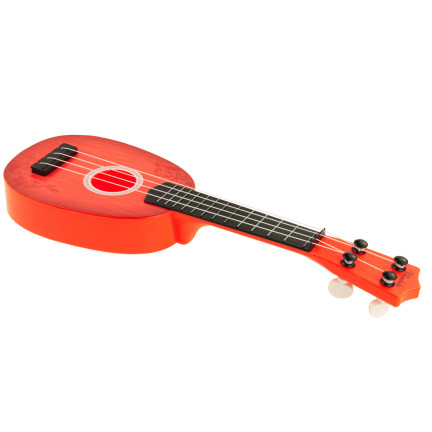 TG55528 PERKUSJA + GITARA ZESTAW MUZYCZNY UKULELE BĘBNÓW TALERZ PAŁECZKI DLA DZIECI