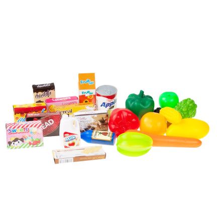 TG55682 WÓZEK SKLEPOWY Z AKCESORIAMI supermarket koszyk