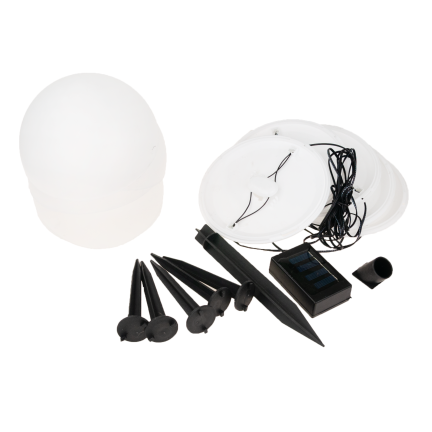 TG55962 Lampa solarna półkula, lampki kolorowe 5szt., led wbijana, oświetlenie ogrodu