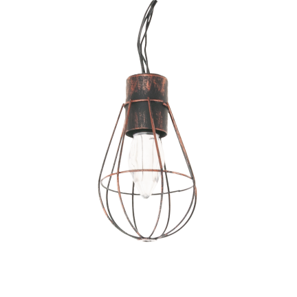 TG60432 Lampki solarne 10 led, loft, druciane, ogrodowe lampki, girlanda na balkon