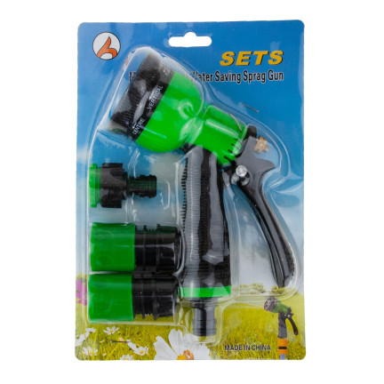 TG56036 pistolet DO WĘŻA OGRODOWEGO zestaw zraszacz + złączki