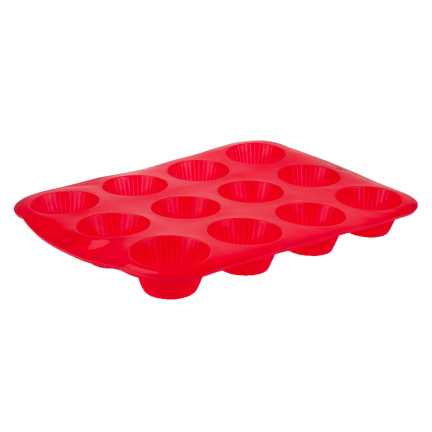 TG56209 FORMA DO MUFFINEK BABECZEK SILIKONOWA BLACHA pieczenia 12szt