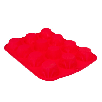 TG56209 FORMA DO MUFFINEK BABECZEK SILIKONOWA BLACHA pieczenia 12szt