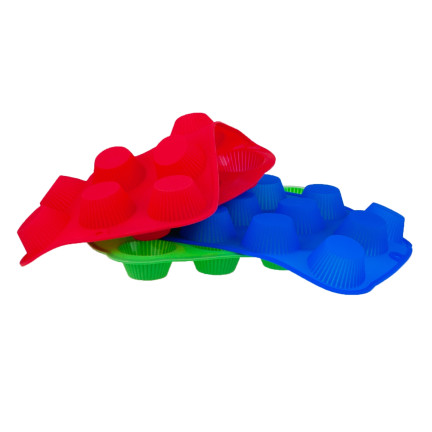 TG56209 FORMA DO MUFFINEK BABECZEK SILIKONOWA BLACHA pieczenia 12szt
