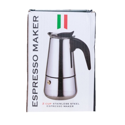 TG56285 Kawiarka stalowa na 2 filiżanki zaparzacz kawy herbaty MAKINETKA 100ml