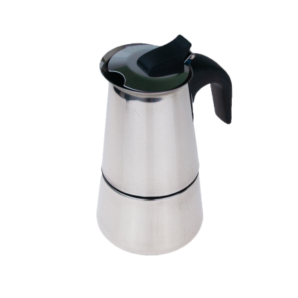 TG56285 Kawiarka stalowa na 2 filiżanki zaparzacz kawy herbaty MAKINETKA 100ml