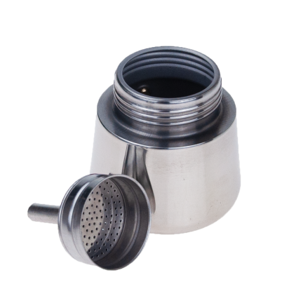 TG56285 Kawiarka stalowa na 2 filiżanki zaparzacz kawy herbaty MAKINETKA 100ml