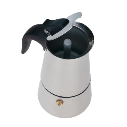 TG56285 Kawiarka stalowa na 2 filiżanki zaparzacz kawy herbaty MAKINETKA 100ml