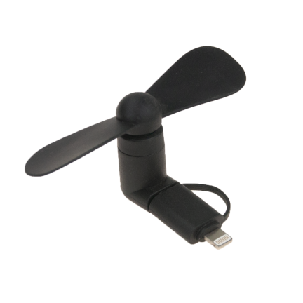 TG56377 WIATRACZEK DO TELEFONU MICRO USB LIGHTNING 3W1