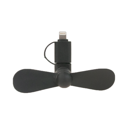TG56377 WIATRACZEK DO TELEFONU MICRO USB LIGHTNING 3W1